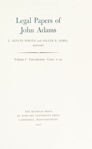 Legal papers of John Adams