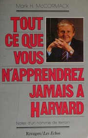 Tout ce que vous n'apprendrez jamais a Harvard