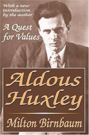 Aldous Huxley