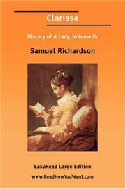 Clarissa History of A Lady, Volume IV