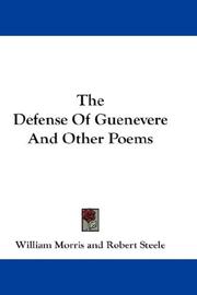 The Defense Of Guenevere And Other Poems