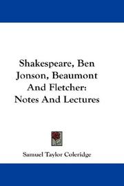Shakespeare, Ben Jonson, Beaumont and Fletcher