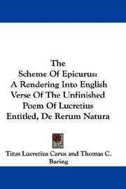 The scheme of Epicurus