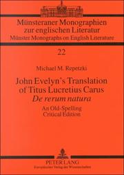 John Evelyn's translation of Titus Lucretius Carus De rerum natura