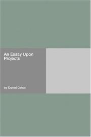 An essay upon projects