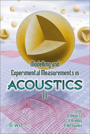 Modelling and experimental measurements in acoustics III