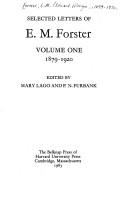 Selected letters of E.M. Forster