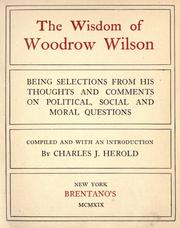 The wisdom of Woodrow Wilson
