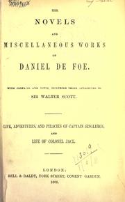 Novels and miscellaneous works