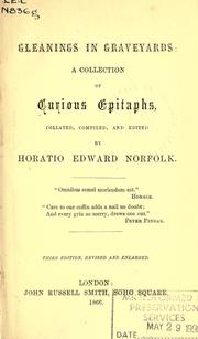 Gleanings in graveyards