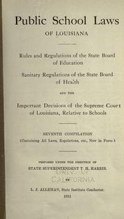 Public school laws of Louisiana