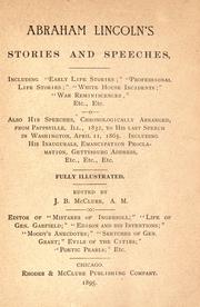 Abraham Lincoln's stories and speeches