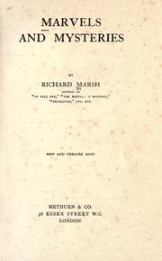 Marvels and mysteries