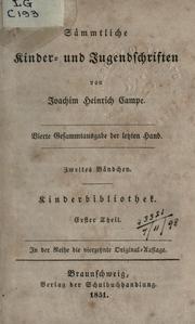 Sämmtliche Kinder- und Jugendschriften