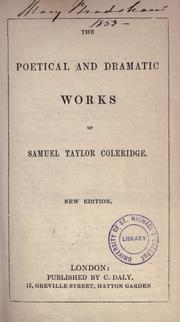 Poetical and dramatic works