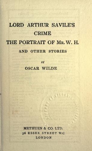 Lord Arthur Savile's crime