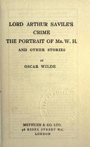 Lord Arthur Savile's crime