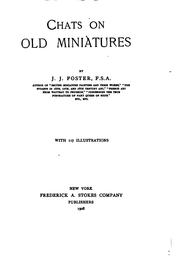 Chats on old miniatures