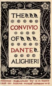 The Convivio of Dante Alighieri