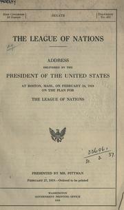 The League of Nations