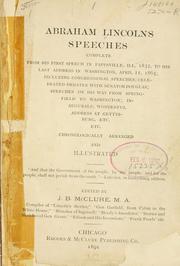 Abraham Lincoln's speeches complete