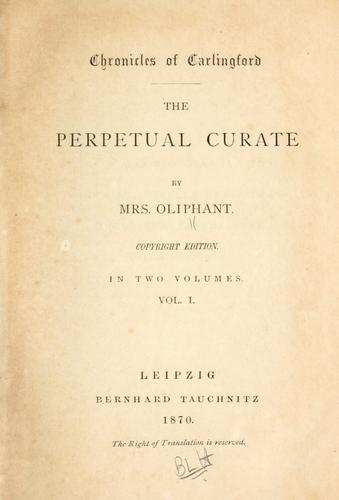 The perpetual curate