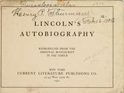 Lincoln's autobiography