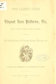 The ladies' guide to elegant lace patterns, etc
