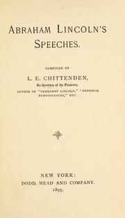Abraham Lincoln's speeches