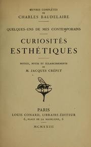 Curiosités esthétiques