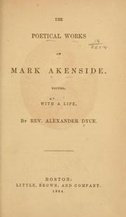 The poetical works of Mark Akenside