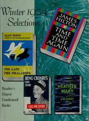 Reader's Digest Condensed Books--Winter 1954 Selections--Volume Sixteen