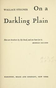 On a darkling plain