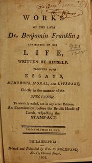 The works of the late Dr. Benjamin Franklin