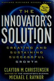 The innovator's solution