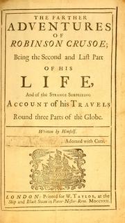 The farther adventures of Robinson Crusoe