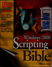 Windows 2000 scripting bible