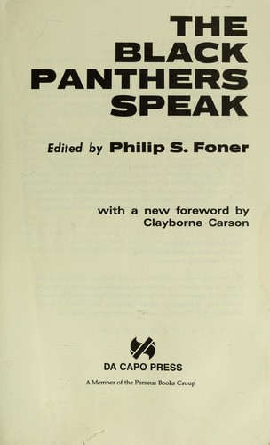 The Black Panthers speak