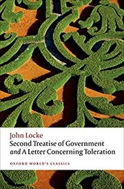 The second treatise of civil government and A letter concerning toleration