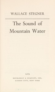 The sound of mountain water