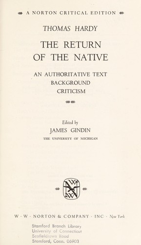 The Return of the Native