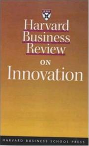 Harvard Business Review on Innovation