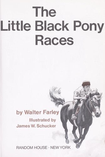 The little black pony races
