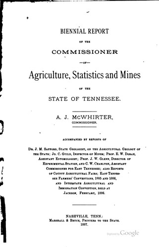 Biennial Report of the Bureau of Agriculture, Statistics, Mines, and ...