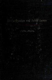 Essays, speeches & public letters