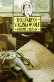 Diary of Virginia Woolf, the - V.2 1920-24