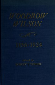 Woodrow Wilson, 1856-1924